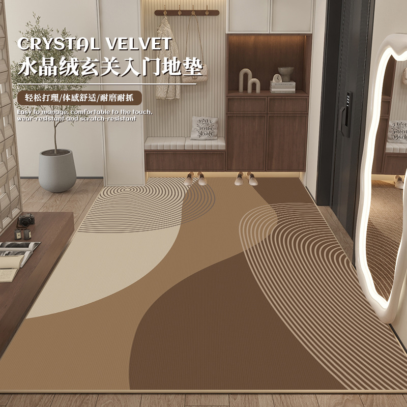 入户门蹭脚地垫可裁剪高端入户玄关防滑入门地毯衣帽间满铺地垫