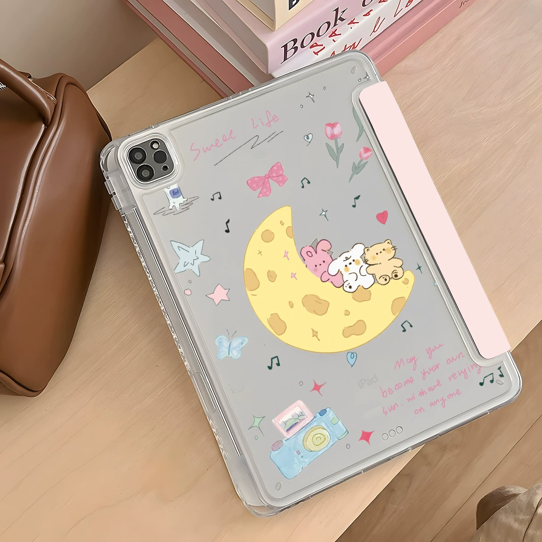 Луна и Свеча чехол для ipad10/9/8 поколения, планшет Air7 защитный чехол, Apple Pro 11 дюймов, мини защитный чехол