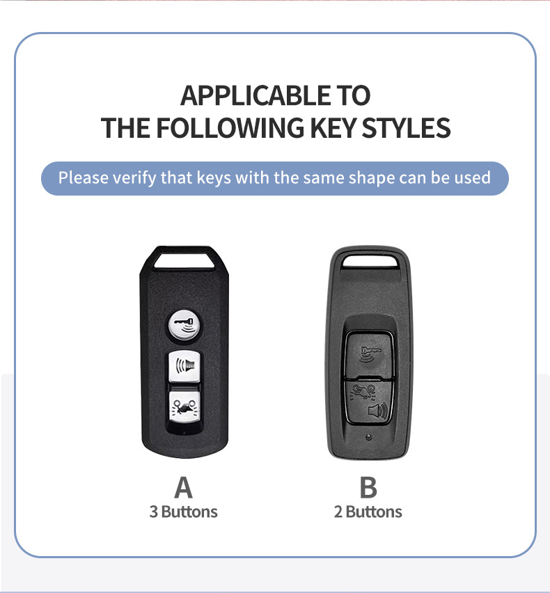Suitable for Xin Da Zhou Ben Tian Motorcycle Sensor Key Cover Ns125La Foshan 350 Liexing 125 Protective Shell