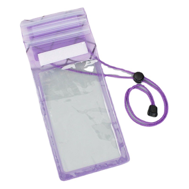Factory wholesale a variety of swimming beach camping mobile phone waterproof bag color pvc touch screen transparent waterproof mobile phone case