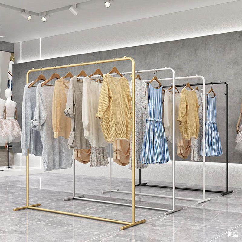 服装店展示架落地式挂衣架铁艺货架简约女装男装童装店衣服垒德株