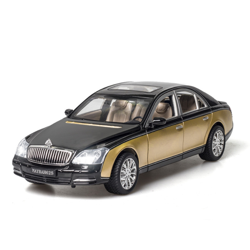 (Boxed) simulation 1: 24 maibahe 62s alloy car model ornaments scenic gifts cross-border wholesale
