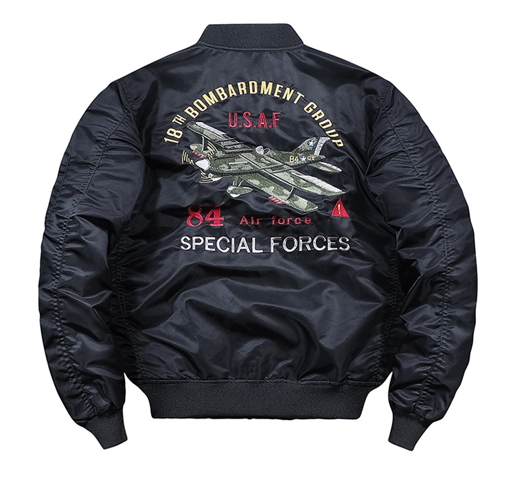 Jacket 2024 Spring and Autumn flying suit loose embroidered solid color baseball jacket men's trend_voghion.com