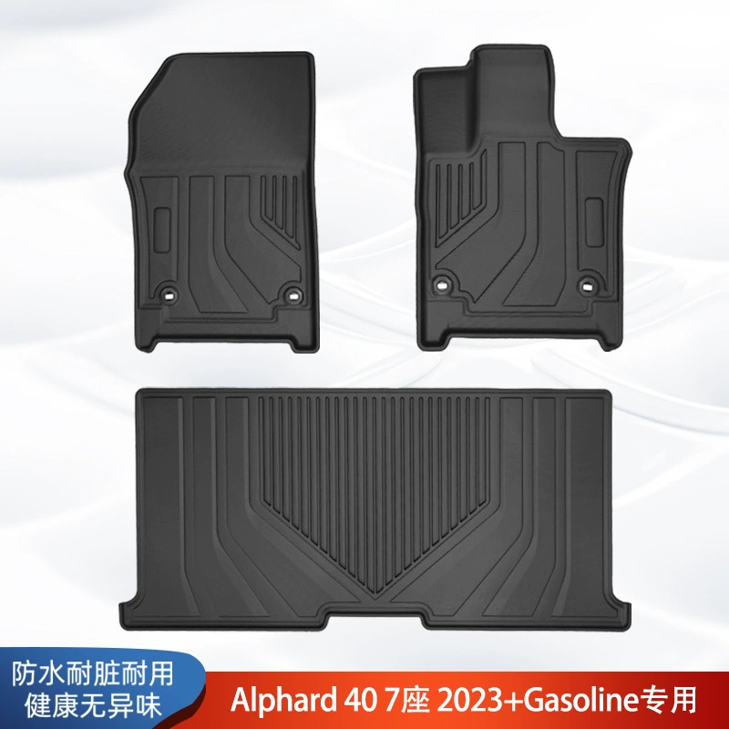 Для 23 моделей Toyota Alphard 40 3D всепогодный материал TPE автомобильные ножные коврики анти-грязные хвостовые коврики