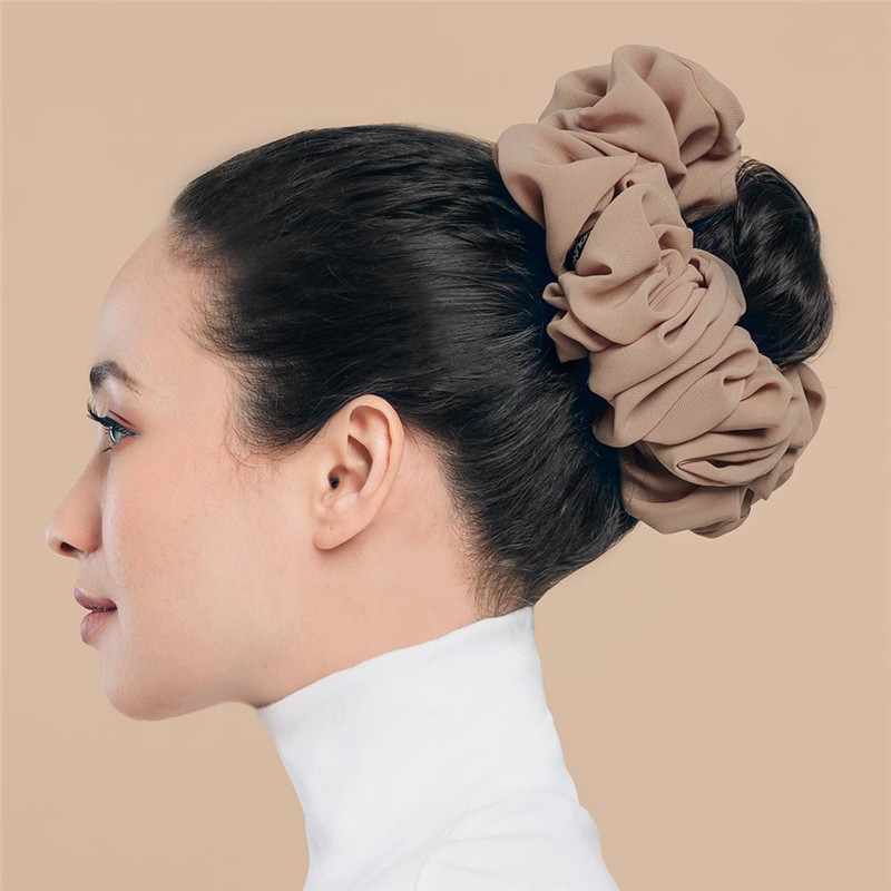 Fashion Solid Color Cloth Handmade Hair Tie 1 Piece display picture 4