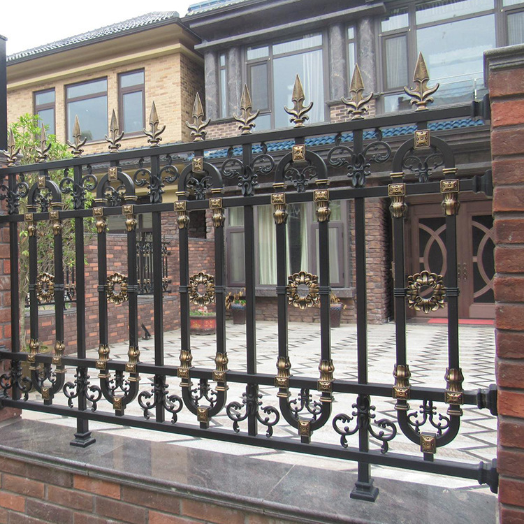 广东铝艺护栏 别墅户外景区花园围栏 小区公园铝合金围墙栅栏栏杆