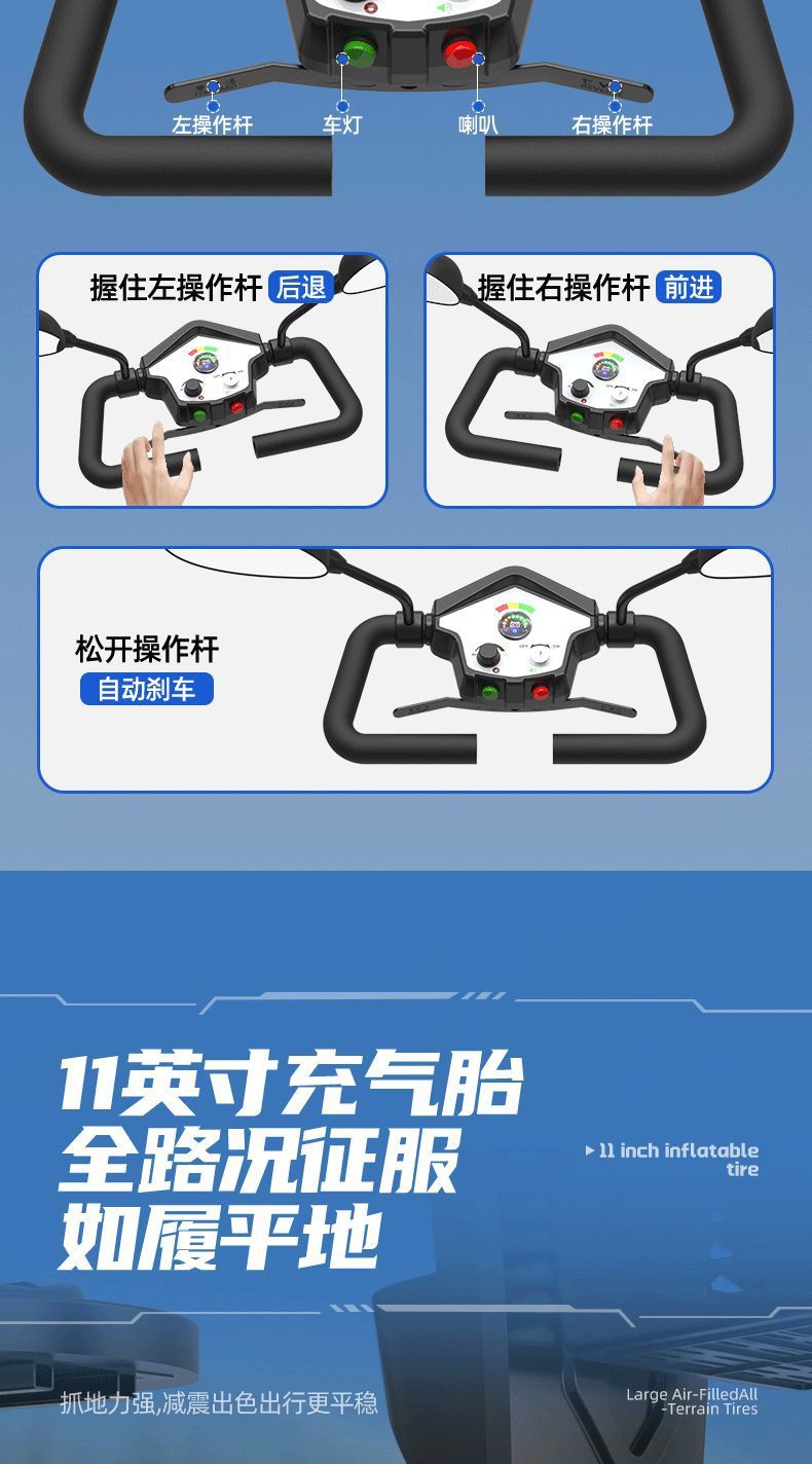 Elderly Mobility Scooter, Four-Wheel Electric Vehicle for Disabled People, Two-Seater Elderly Power-Assisted Vehicle, Small Household Electric Scooter, Low-Speed Foldable