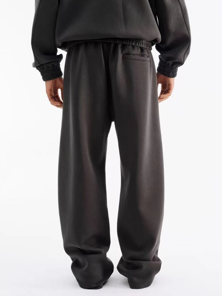 Comercio exterior marca de tendencia transfronteriza rectas de verano algodón de cintura alta pantalones deportivos casuales retro pantalones de estilo de vestir