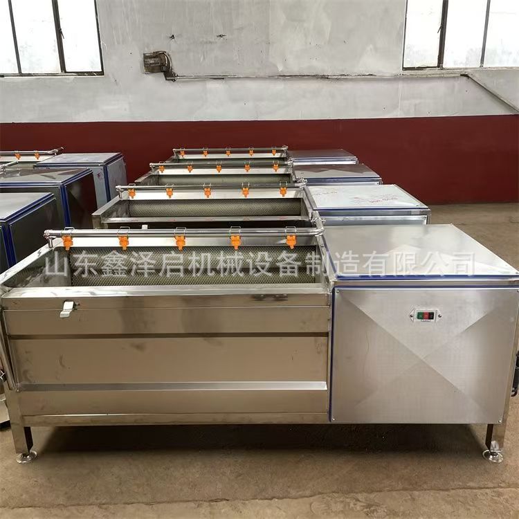 Máquina de limpieza de cepillo de materiales medicinales chinos, máquina de limpieza de barro y pelado de verduras comerciales, limpiadora de caracoles, limpiadora de caracoles de mar image 3