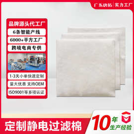 防尘面具静电棉驻极电棉无纺布滤网空调窗户防尘除霾PM2.5滤芯棉