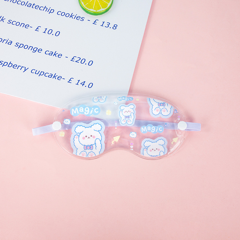 아이스 아이 마스크-블루 선물 토끼