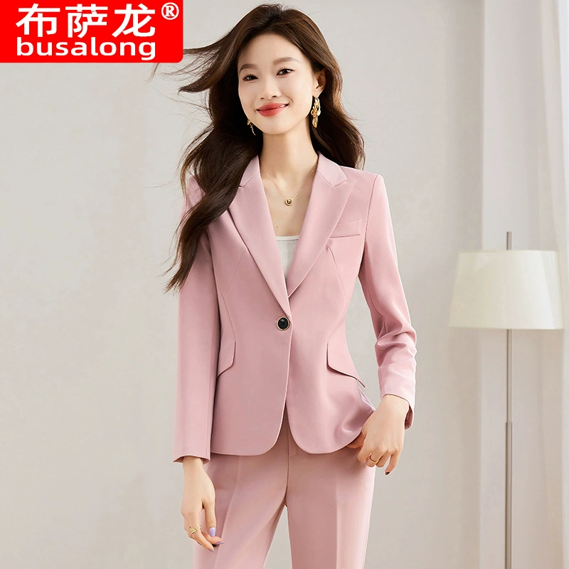 2024 новый стиль busalong busalong женский длинный рукав профессиональный костюм брюки костюмный комбинезон женский 808