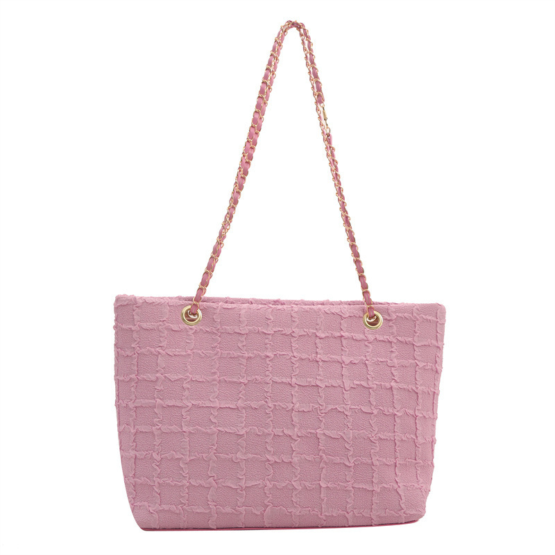 Bolso de moda de moda de estilo extranjero 2024 verano nuevo bolso de viaje casual simple cadena mochila simple