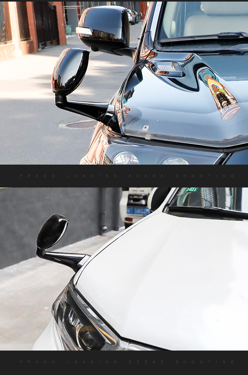 Dedicated to Toyota Prado domineering front fender sandboard mirror Rand Kuloze Lu Patrol rearview mirror modification