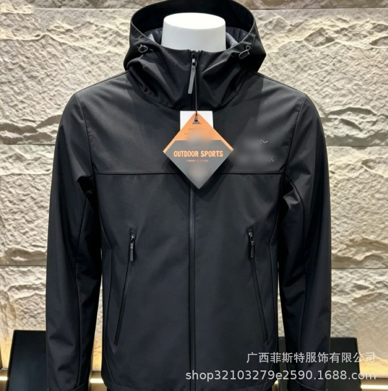 Bird's Nest Hardshell Hooded Outdoor Mountaineering Windproof Jacket for Men and Women, Couple's Sports Cycling Coat Bird's Nest Hardshell Hooded Outdoor Mountaineering Windproof Jacket for Men and Women, Couple's Sports Cycling Coat