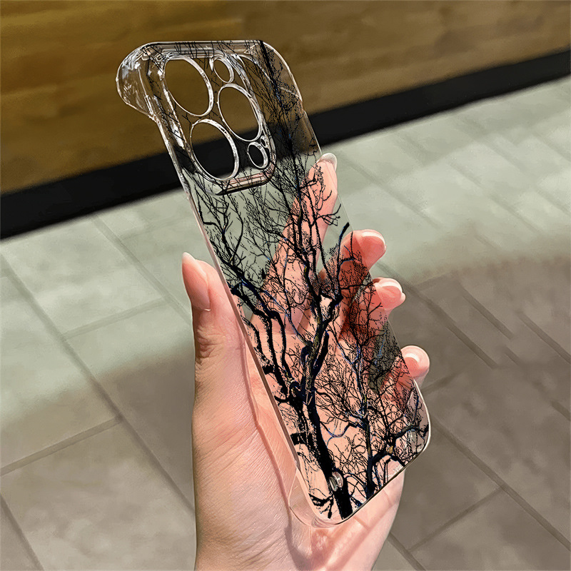 Vollbild-Handyhülle mit Dead Branches-Motiv, geeignet für iPhone 17, Borderless 15, Ultrathin 14, Simple Expression 12,_voghion.com