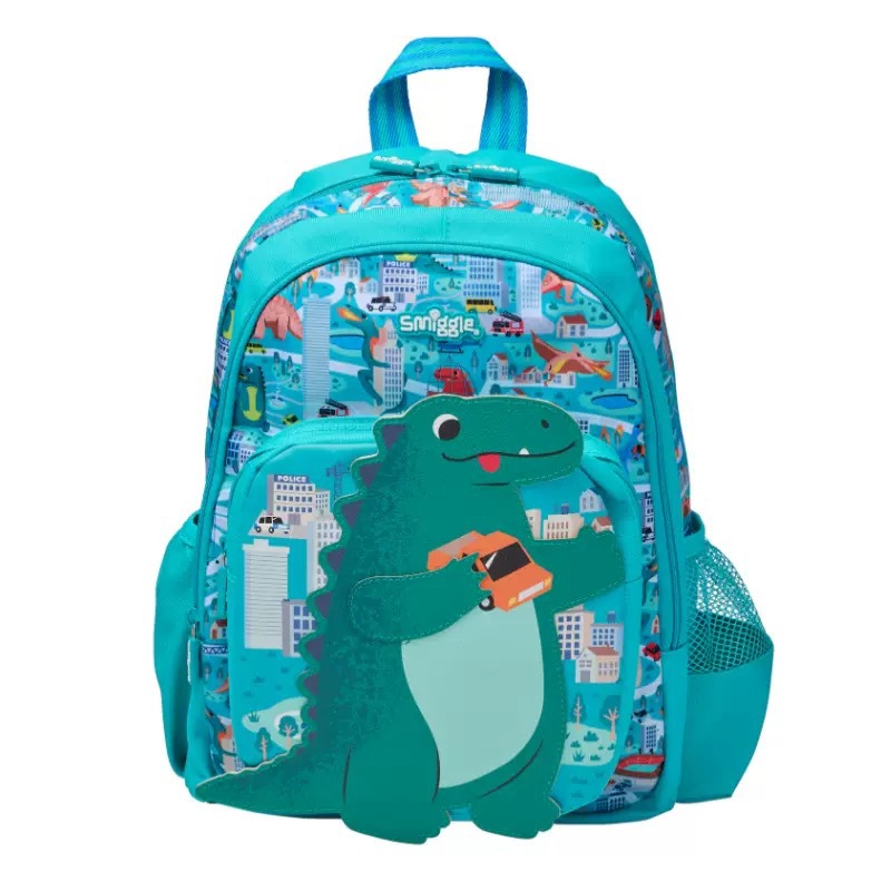 Australia Smiggle caricatura mochila de tamaño medio jardín de infantes mochila de hombro 3D con sombrero de caricatura