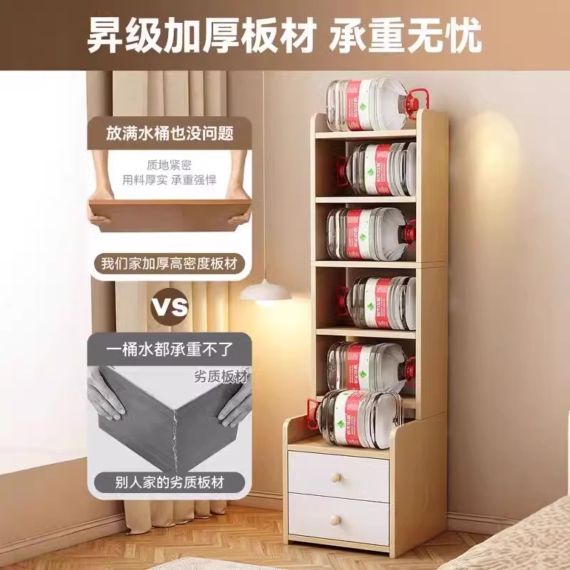 Mesita de noche, armario de almacenamiento, armario de almacenamiento de dormitorio integrado, reemplazo de habitación de alquiler, sentido de diseño, armario lateral pequeño de nicho