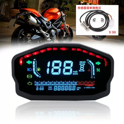 Motosiklet cihazları digital odometer timepiece