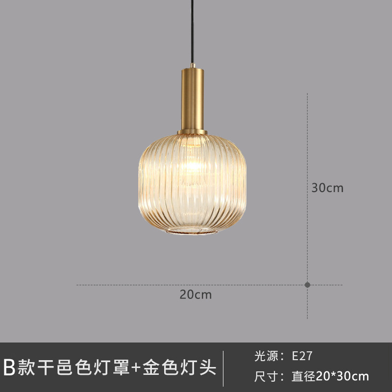 Nordic creativo bar restaurante araña personalidad simple rayas linterna araña sola cabeza pintura verde araña de cristal