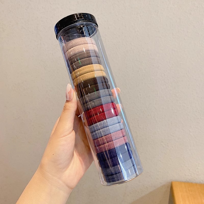 高级感咖色小熊头绳女气质简约高弹力发圈耐用橡皮筋女生扎头发绳|undefined