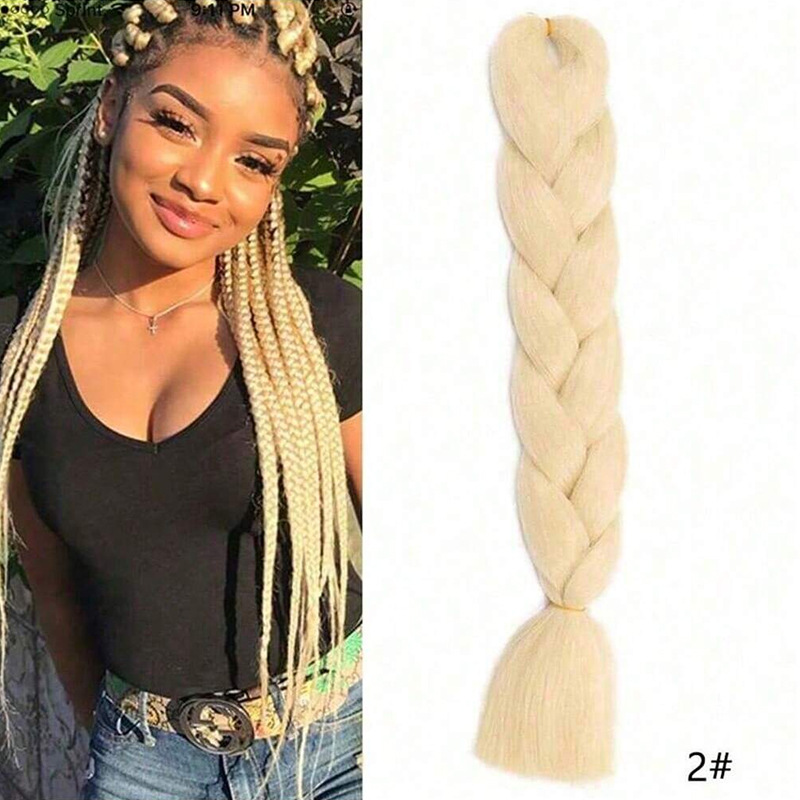 Peruca de trenza africana mujer color trenza artefacto de alta temperatura seda de trenza cabello cabello cab