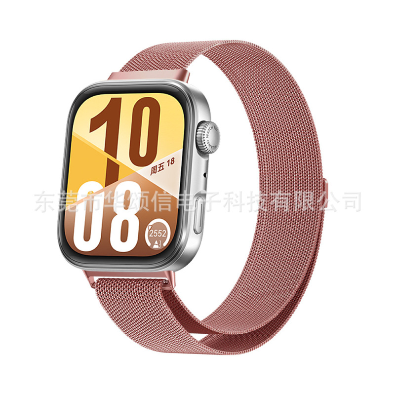Huawei fit4 ウォッチミラネーゼストラップ HUAWEI watch fit3 磁気ループミラネーゼストラップに適しています|undefined