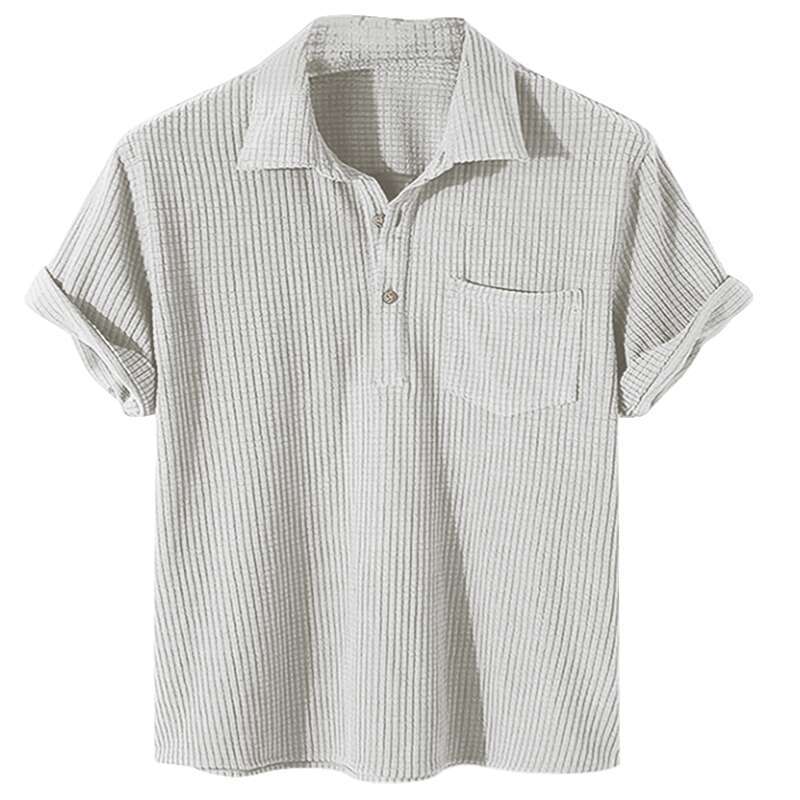 Hombres Color Sólido Camisa Polo Ropa Hombre display picture 5