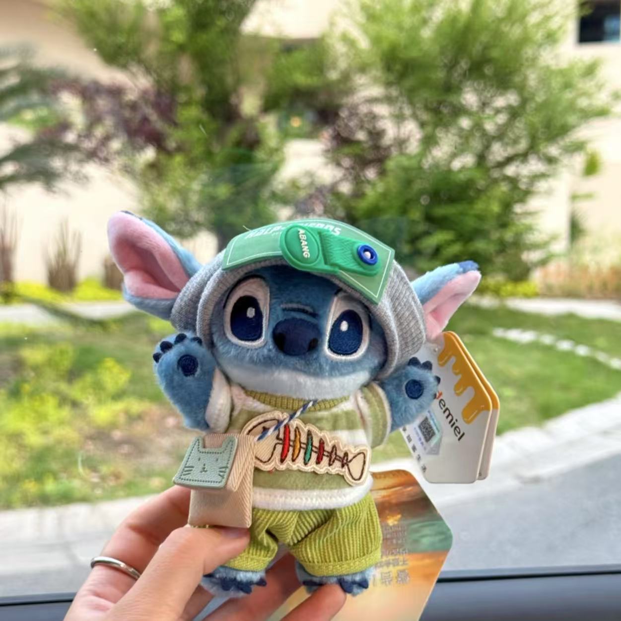 Estación Green Fish Bone Stitch 【Colgante】