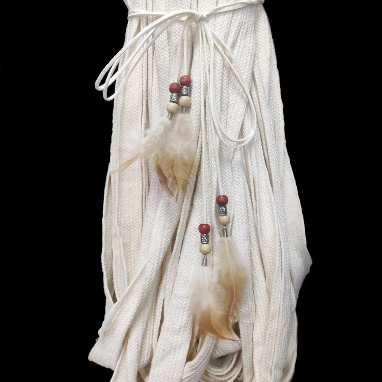 Wholesale Hair Tiaras with Beads and Tassels 2021 Fashion Belt Charms Ethnic Style Unique Matchout Dress Accessories