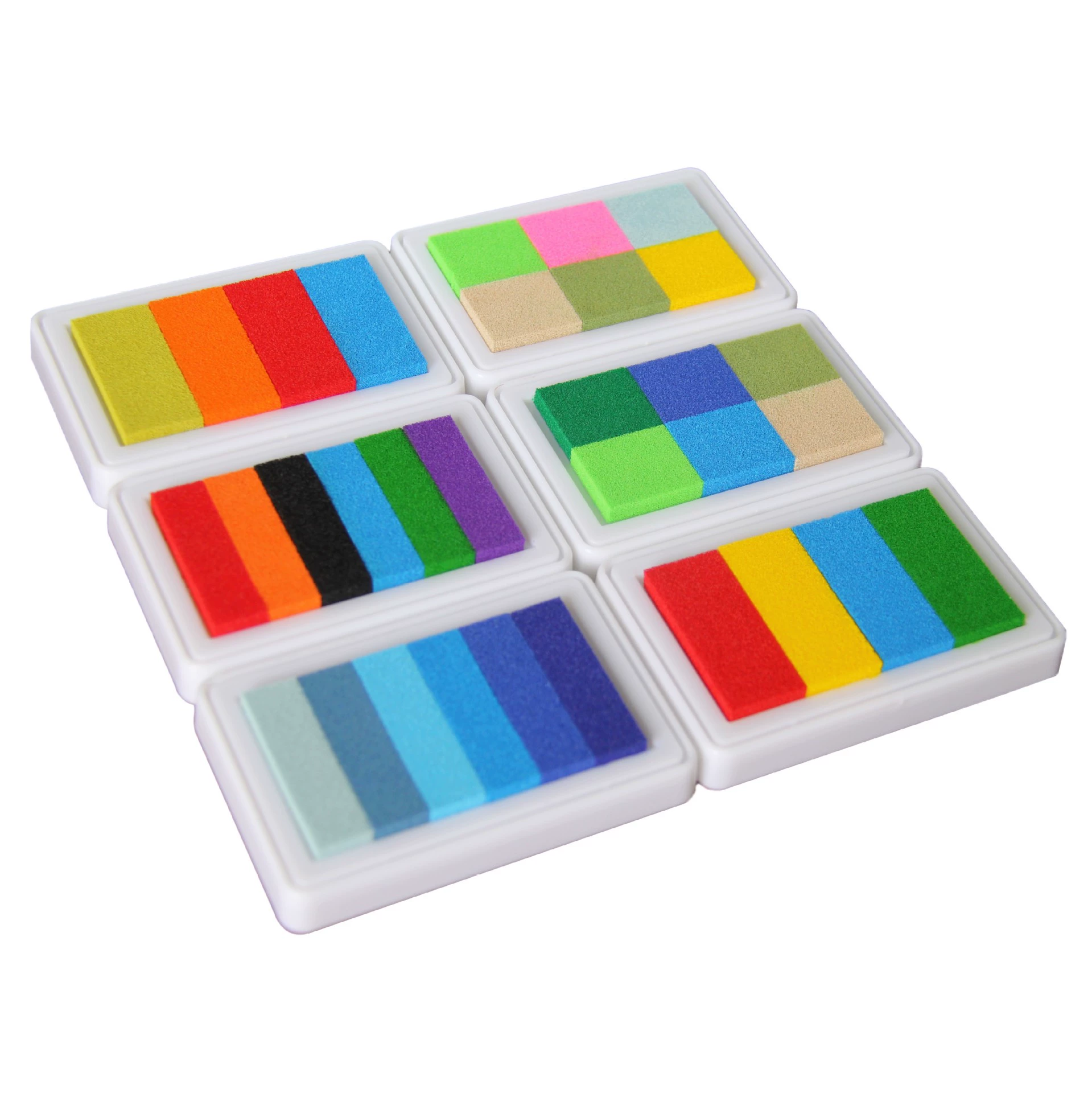 Children's multicoloured ink pad, gradient, DIY