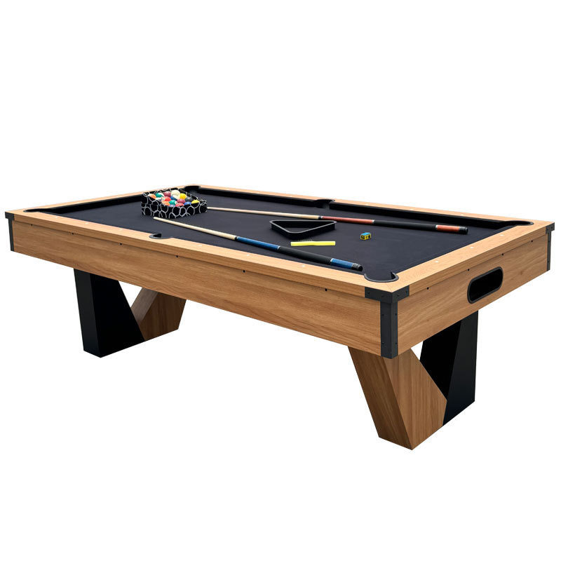 Mesa de billar doméstica de alta calidad estándar de entretenimiento para adultos mesa de tenis de mesa de nueve bolas mesa de conferencias de billar negro de ocho en interiores