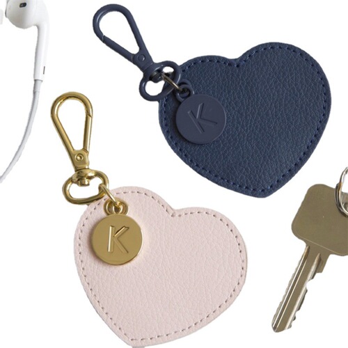 Wholesale pu leather keychain heart-shaped keychain pendant love key pendant constellation keychain