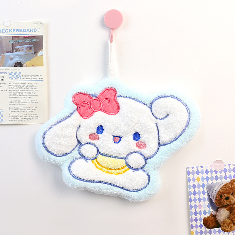 漫画のアイデア新しいキッチンタオル吊り式かわいい厚手浴室家庭用吸水タオルが毛を落とさない雑巾