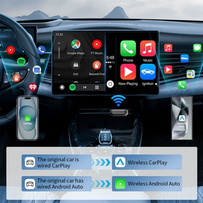 for iPhone and Android – Simsiz CarPlay və Android Auto