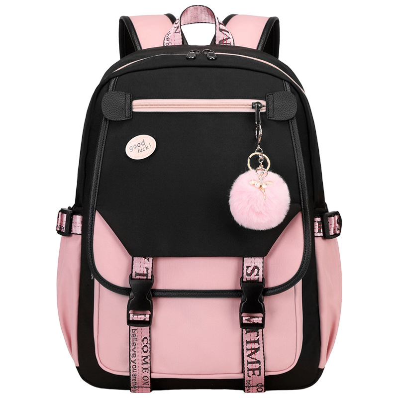 Mochila para niñas, estudiantes de secundaria, mochilas para niñas, modelos de celebridades de Internet de alto valor, estudiantes de secundaria de gran capacidad, mochilas ligeras