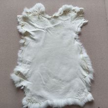 家兔原色皮整张家兔皮手工DIY服装护膝坐垫装饰皮草辅料源头工厂