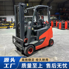 平衡重叉車E20P林德2.0噸小型四輪座駕式倉庫搬運堆高2手電動叉車