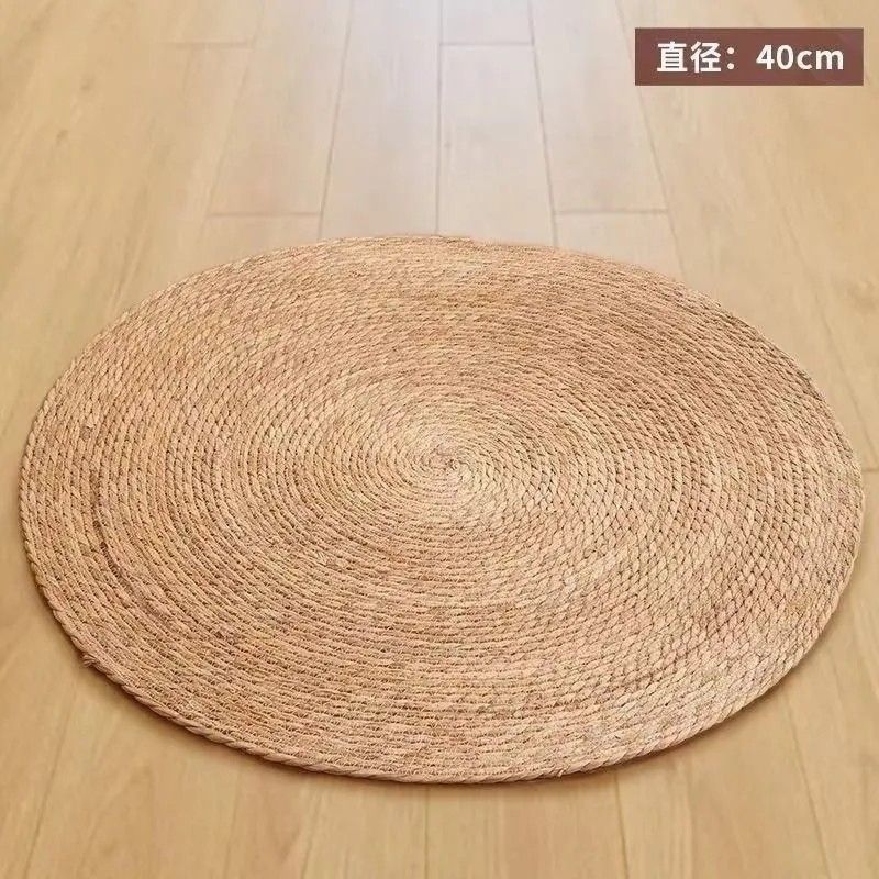Almohadilla de sisal de lino Tablero de agarre de gato nórdico de estilo japonés para pegar en la pared Cuerda de algodón Alfombrilla de paja Cuerda de lino Almohadilla de garra de gato tejida resistente al desgaste