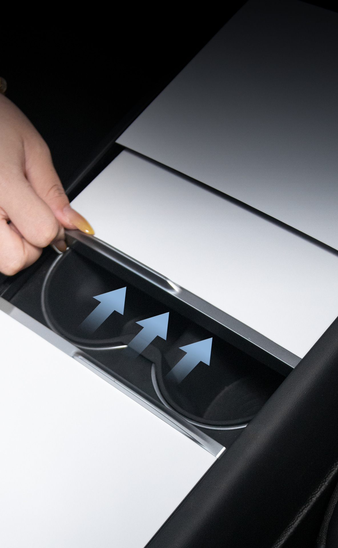 Suitable for Tesla Model 3/Y Central Control Panel Silicone Electrostatic Protection Sticker Anti-Scratch and Anti-Scratch Car Interior Accessories
