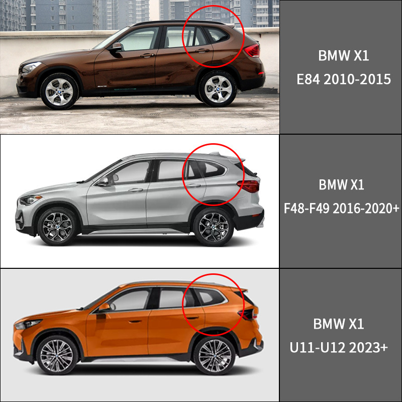 Rear view mirror rain shield for BMW X1