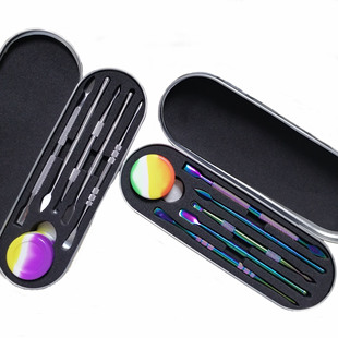 Manufacturer's Ready-Made Stainless Steel Tobacco Paste Spoon Tool Set Manicure Special Steel Push Dead Skin Cutter Smoke Paste Oil Cleaning Tool