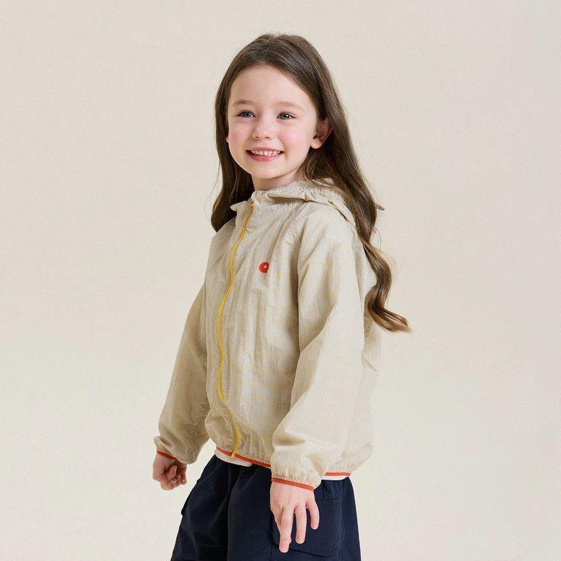 Girls' 2026 Spring/Summer New Outdoor Sun Protection Jacket, Children's Sun Protection Clothing, Stylish Cardigan Skin Coat for Baby Girls