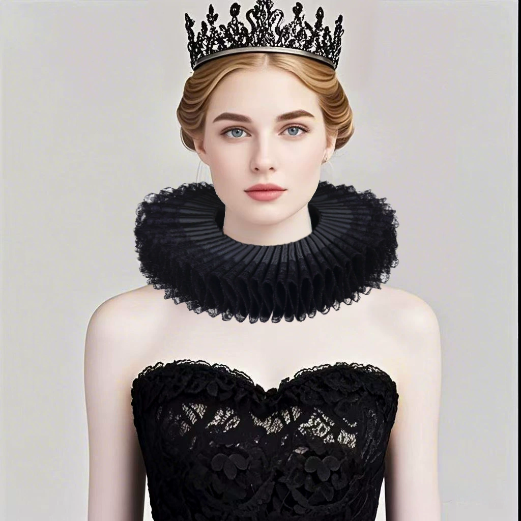handmade Elizabeth литературный Лыфи воротник кружево сшитый обманный воротник высококлассные реквизит для оперных представлений