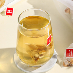 Wholesale factory orange-red lohan fruit moisturizing tea, social media version snow pear tea, lohan fruit combination tea, triangle bag dropshipping