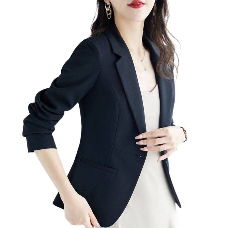 网红小西装外套女2025春秋夏新款韩版气质短款上衣休闲修身西服女|undefined