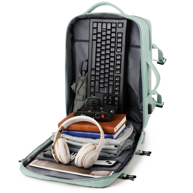 Mochila transfronteriza 2025 para hombres y mujeres, bolsa de viaje de gran capacidad, mochila, bolsa de equipaje multifuncional, logotipo de bolsa de estudiante