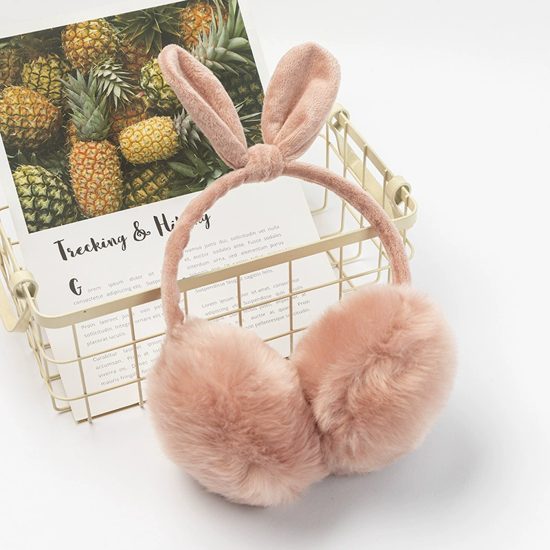 Adjustable cute keep warm headphones with bow, earmuffs