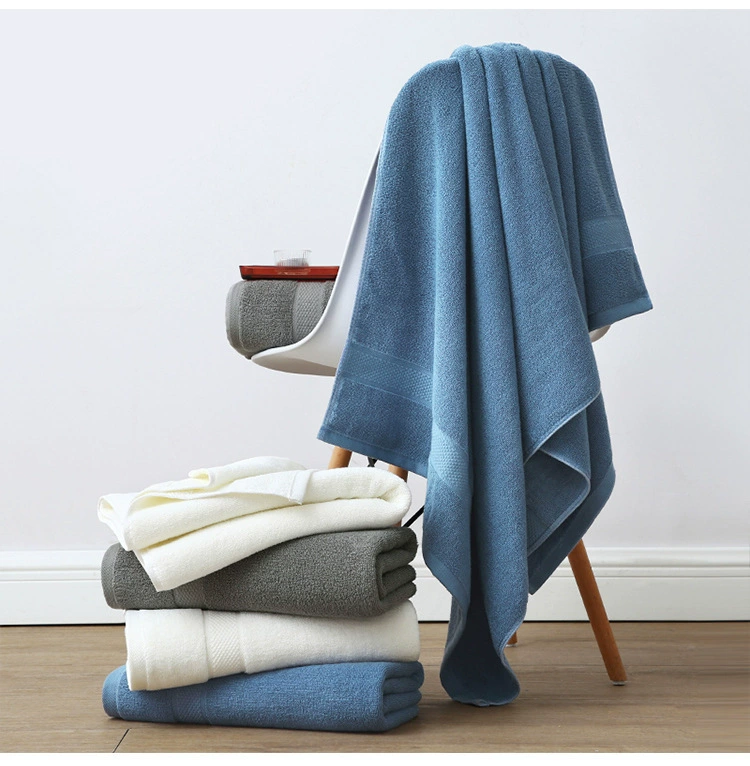 Простое банное полотенце в японском стиле без принта, Большое банное полотенце для взрослых, мужское и женское домашнее Впитывающее мягкое пляжное полотенце, банное полотенце