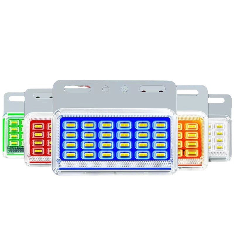 トラックサイドライト24vタイヤライト强い光ledディスプレイワイド防水超明るいトレーラー12vサイド照らすウエストライトステアリング|undefined
